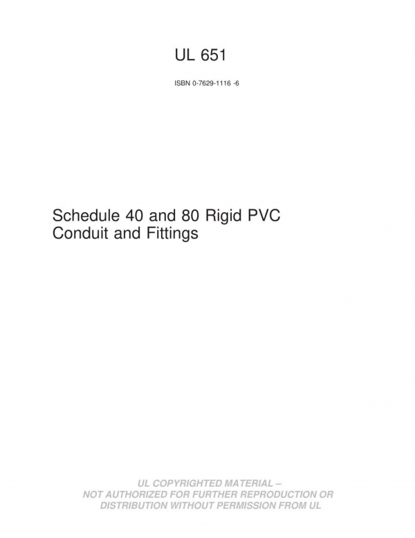 UL 651 PDF